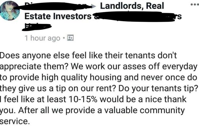 Because Rents Already Cheap Enough As It Is