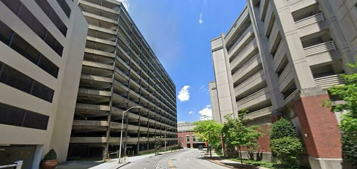 Every Building You See Is A Parking Garage. White Plains, NY