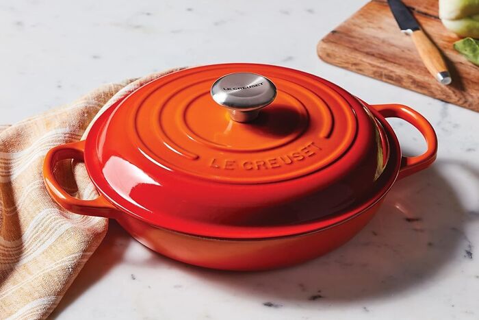 Enhance Mom's Kitchen: Perfect Every Dish With The Enameled Cast Iron Signature Braiser