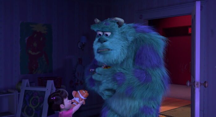 In Monsters Inc (2001), Boo Tries To Give Sully A Nemo Doll. Finding Nemo Wouldn’t Come Out Until 2003