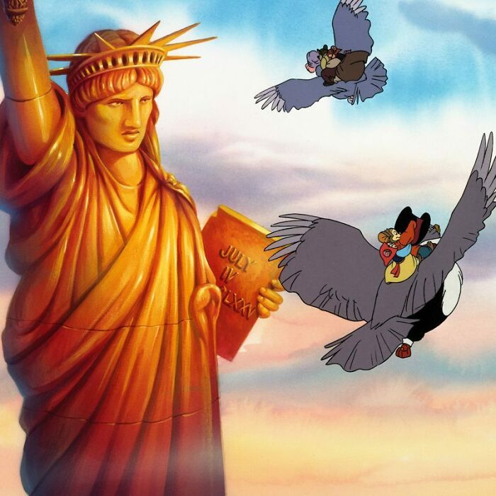 In An American Tail (1986), The Colour Of The Statue Of Liberty Is Historically Accurate