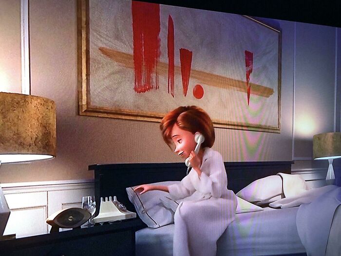 In The Incredibles 2, The Painting In Helen’s Hotel Room Is An Illustration Of Her Seperation From The Family