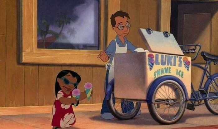 In Lilo & Stitch (2002), The Man Who Sells Shaved Ice Is Named Luki. He Was Named After My Nickname When I Was A Kid, Lukie. My Dad Worked As A Background Artist On The Movie