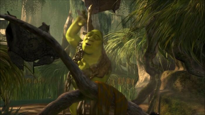 The Developers Of Shrek (2001) Took Mud Showers To Study “Fluid Dynamic Simulation” For The Movie