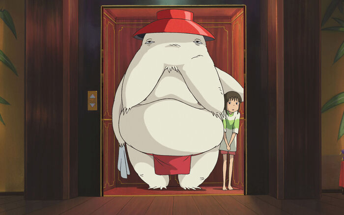 In Spirited Away (2001), The Radish Spirit Rides Past His Floor So That Chihiro Doesn't Have To Travel Through The Bathhouse Alone