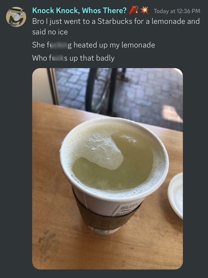 The Barista At A Starbucks Messed Up My Lemonade Order