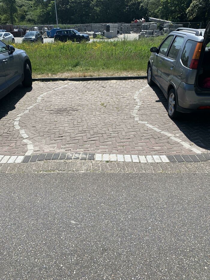 ¿Cómo se aparca aquí?