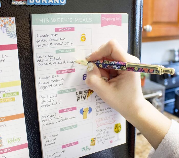 Ditch The Hustle - Magnetic Menu Planning Pad Is Your Meal Lifesaver!