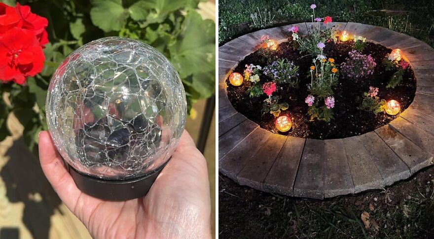 Let Your Garden Glow With Crackled Solar Orbs