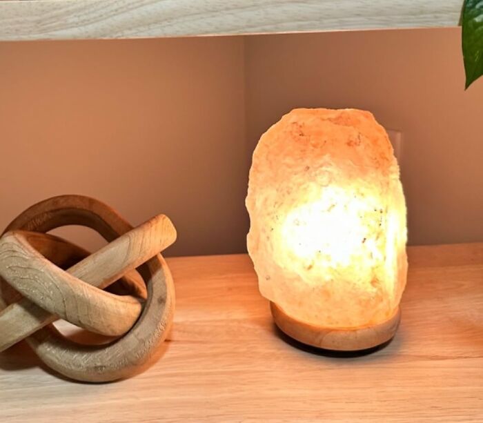 Wow, A Salt Lamp! Give Mom A Salt-Tastic Glow In Her Cozy Corner!