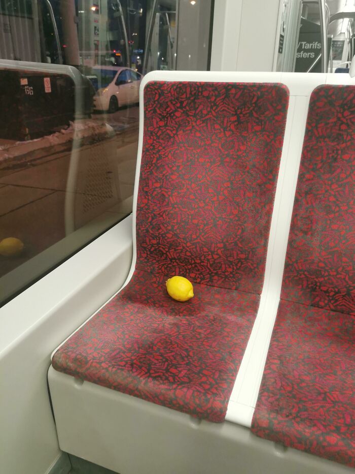 I Sat Across From This Lemon On The Streetcar