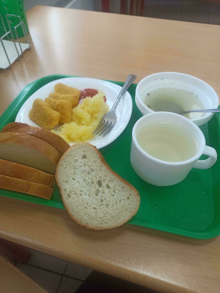 Lunch In A Russian School Today