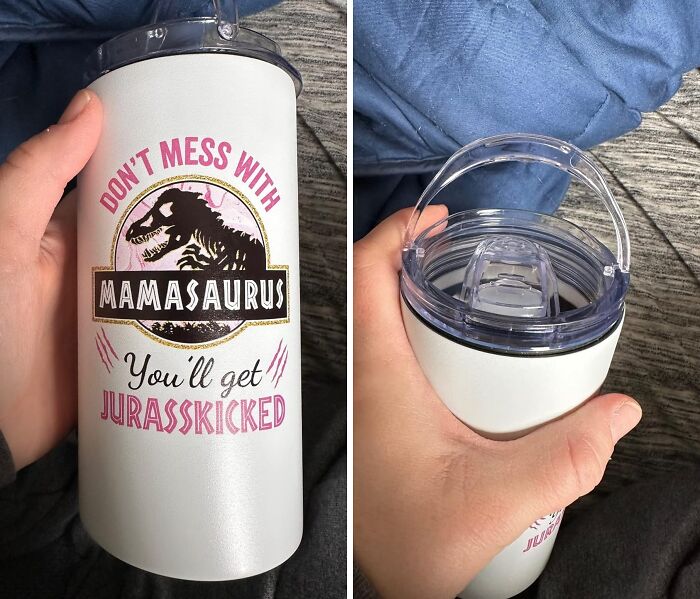 Sip On Some Attitude! 'Mamasaurus' Tumbler For Your Feisty Mama!