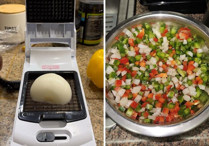 Simplify Mom's Meal Prep With The Vegetable Chopper