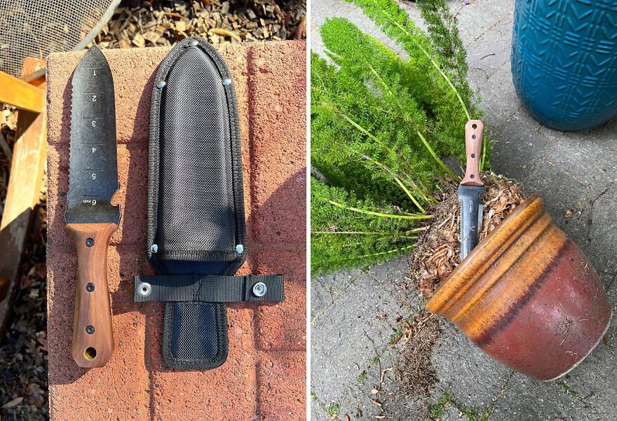 Garden Life In The Fast Lane With Hori Hori Knife For Weeding & Planting