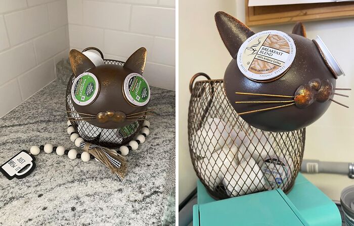 Level Up Your Pod Storage With A Novelty Cat K Cup Holder - Perfect Gift For Cat Lovers!