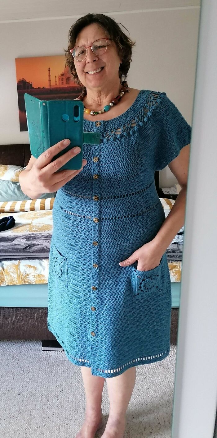 Here It Is! My Very First Crochet Dress!