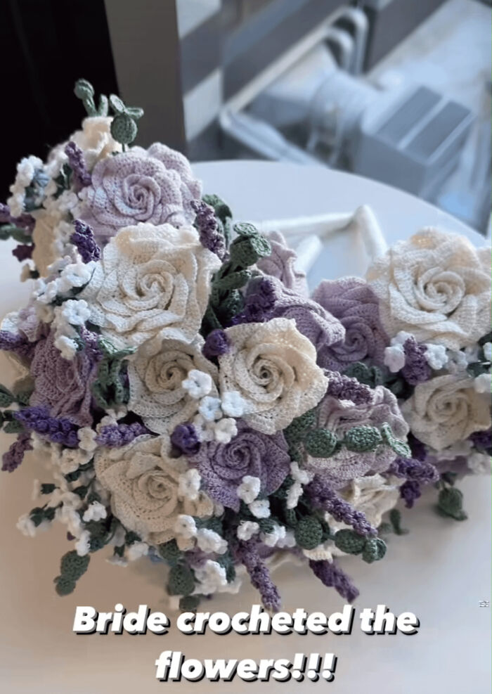 I Did It! I Crocheted My Wedding Bouquet! (And Got Married!)