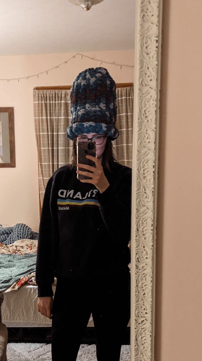 I'm A Beginner. I Didn't Take Into Consideration Dimensional Changes With Yarn Size