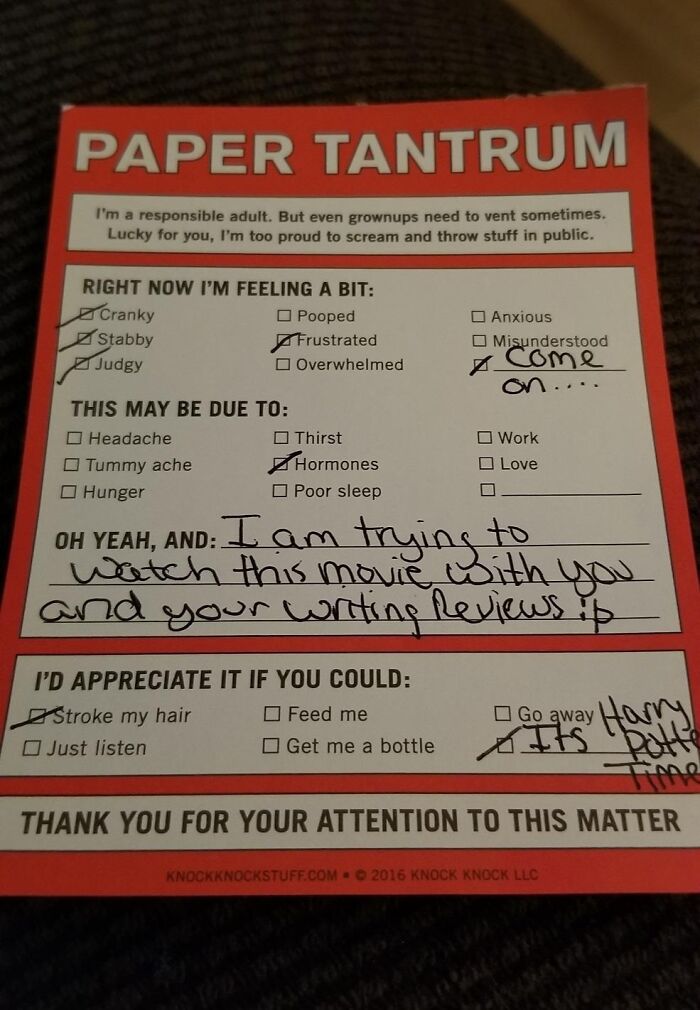 Shake Your Moods: Mom’s New Best Friend For Handling Dad - Paper Tantrum Notes!
