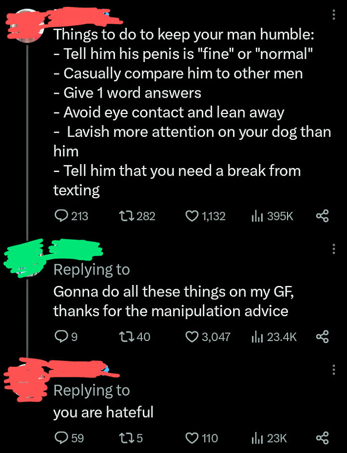 Manipulation To "Humble" Him Manipulation To "Humble" Him