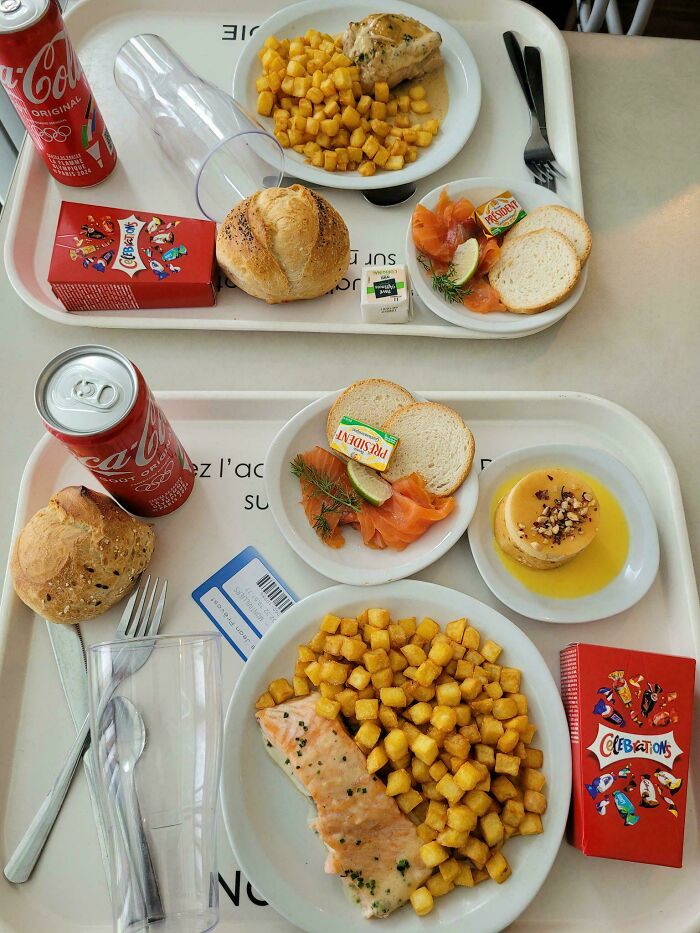 Christmas Lunch In A French High School