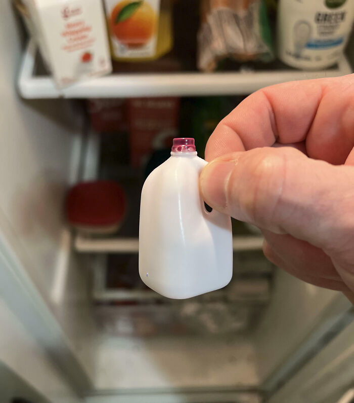 My Daughter Told Me We Only Had A Little Milk Left In The Fridge