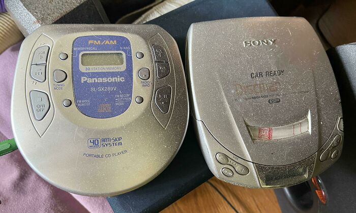 Who Needs A Spotify Subscription, Or Even Internet, With These Babies, And My Cd Collection!