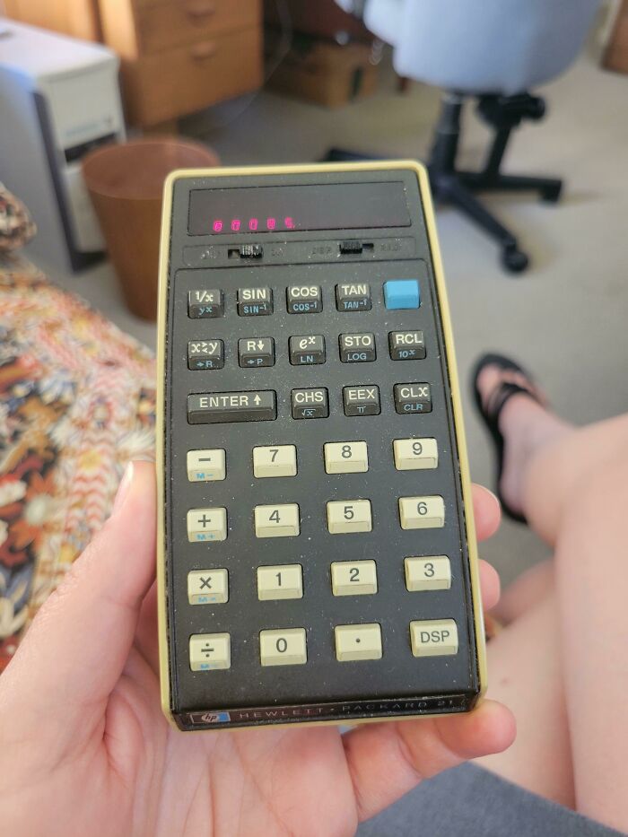 My Grandpa's 1965(Ish) Hp 21 Calculator