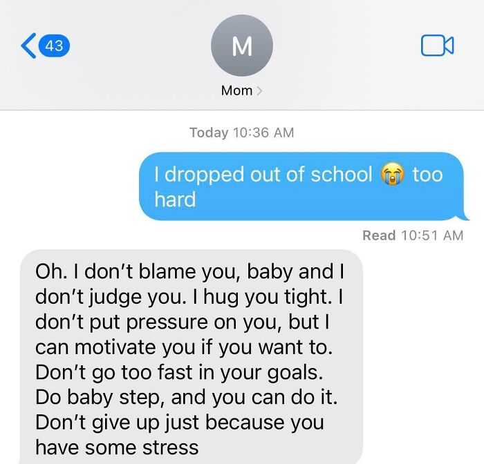 I Told My Mom I Was Dropping Out Today As An April Fools' Prank And Expected Her To Be Annoyed. I Was Not Expecting This Reaction