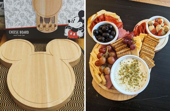 Mouse...cheese... The Joke Kind Of Writes Itself When It Comes To This Mickey Mouse Cheese Board