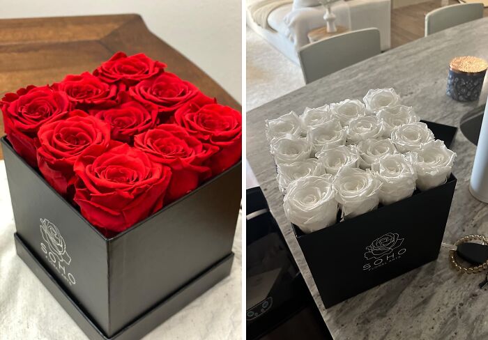 Everlasting Elegance: Box Of Preserved Roses - Mom's Forever Gift!