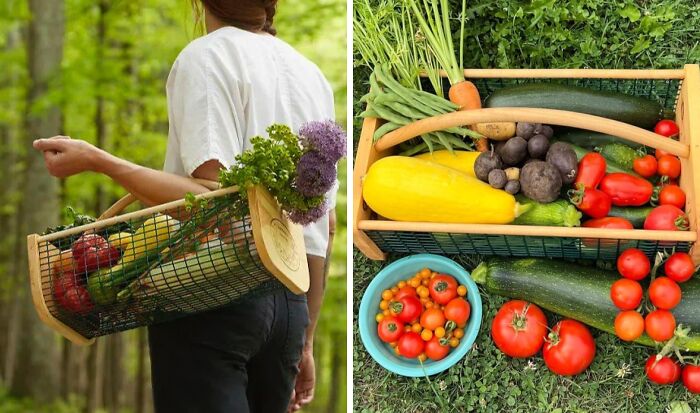 Garden Glory: Gardener's Harvest Basket - Sow, Reap, And Personalize!