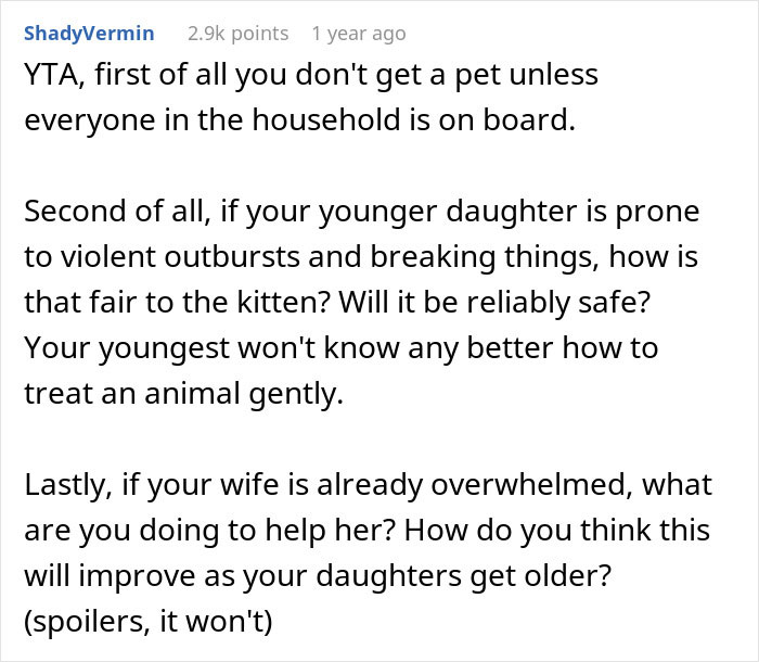 Dad Done Seeing Elder Daughter Suffer Over Her Disabled Sister, Gets Her A Kitten, Drama Ensues Dad Done Seeing Elder Daughter Suffer Over Her Disabled Sister, Gets Her A Kitten, Drama Ensues