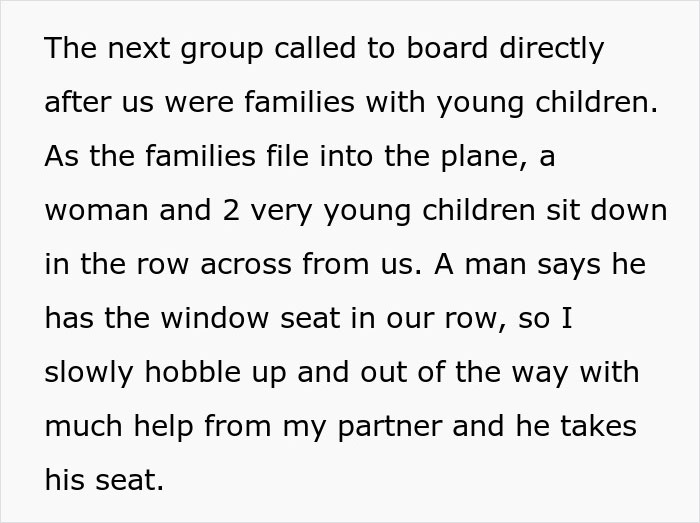 Injured Woman Refuses To Be Bullied Out Of Her Priority Seat By Entitled Dad Injured Woman Refuses To Be Bullied Out Of Her Priority Seat By Entitled Dad