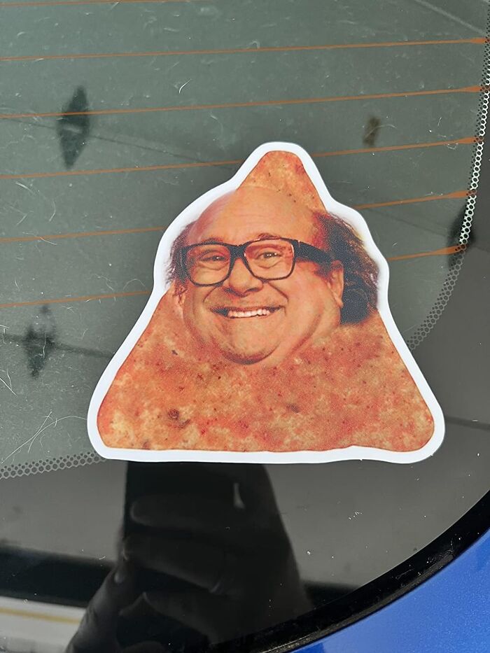 Spicing Up Your Sticker Game In The Cheesiest Way Possible With A 5'' Danny Dorito Sticker 