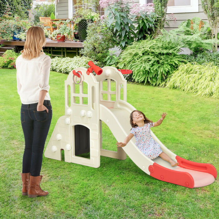 Climb, Slide, Score! - The 6-In-1 Playset That Grows With Them