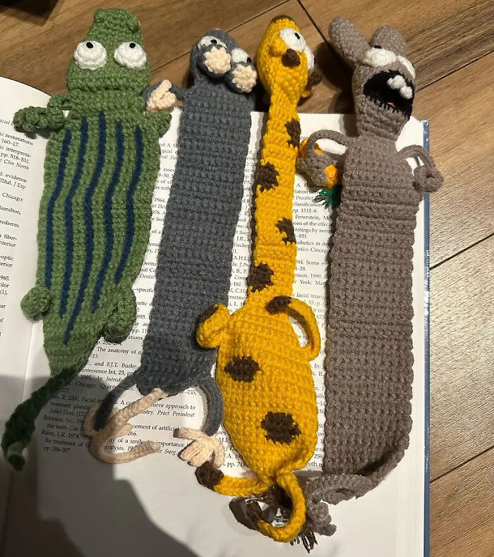 Cute Crochet Animal Bookmarks The Perfect Gift For Your Favorite Artsy Bookworm!