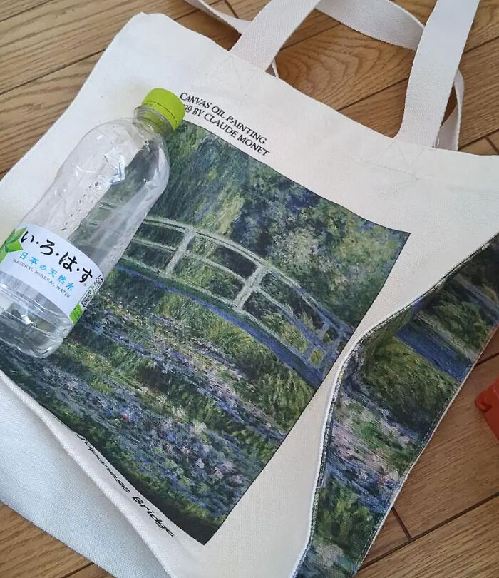 Monet's Masterpiece On The Go: Water Lilies And Japanese Bridge Painting Tote Bag, Truly Beautiful Gift For Your Artsy Buddy!