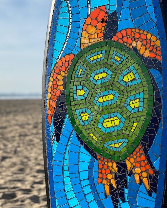 I Am A Mosaic Artist And I Create Contemporary Mosaic Surfboards (24 Pics) I Am A Mosaic Artist And I Create Contemporary Mosaic Surfboards (24 Pics)