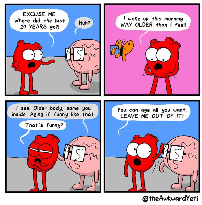 Battle Royale: The Hilarious Showdown Between Heart And Brain In Comic Form (New Pics)