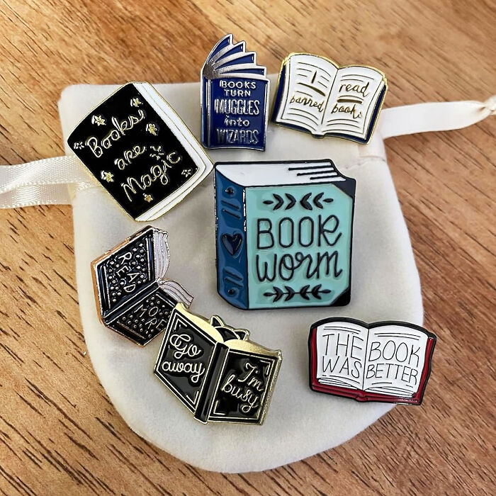 Clip On Some Cuteness With These Magic Book Badges, Perfect For Spicing Up Uniforms Or Outfits!
