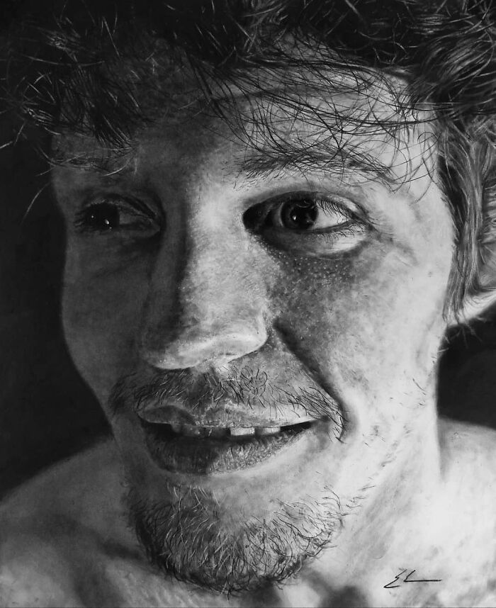 Hyper-Realistic Portraits Of Dylan Eakin