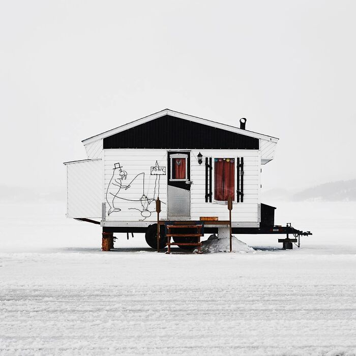 Capturing The Winter Wonderland: Richard Johnson's Photography Chronicles Canada's Ice-Hut Communities