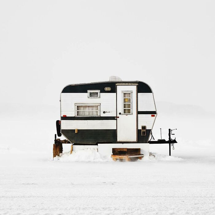 Capturing The Winter Wonderland: Richard Johnson's Photography Chronicles Canada's Ice-Hut Communities