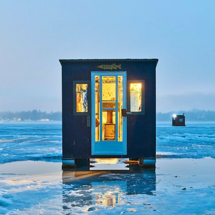 Capturing The Winter Wonderland: Richard Johnson's Photography Chronicles Canada's Ice-Hut Communities