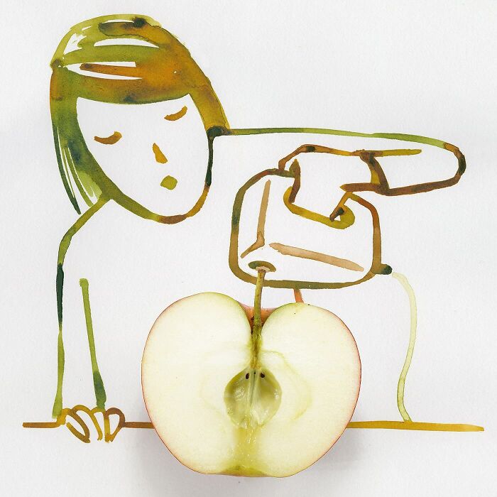 Creative Drawings Completed Using Everyday Objects By Christoph Niemann