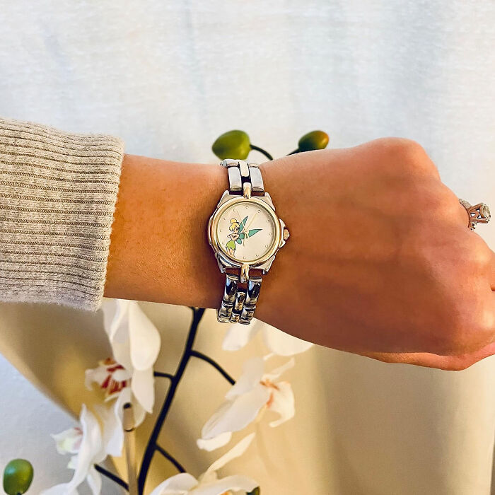 Spread The Word That You Do Believe In Fairies With A Tinkerbell Two-Tone Watch