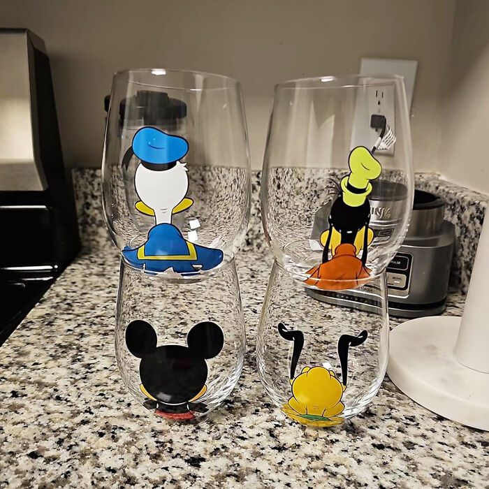 The Best Part Of Being An Adult? You Can Drink Wine From A Mickey Stemless Wine Glass And No One Can Do Anything About It!