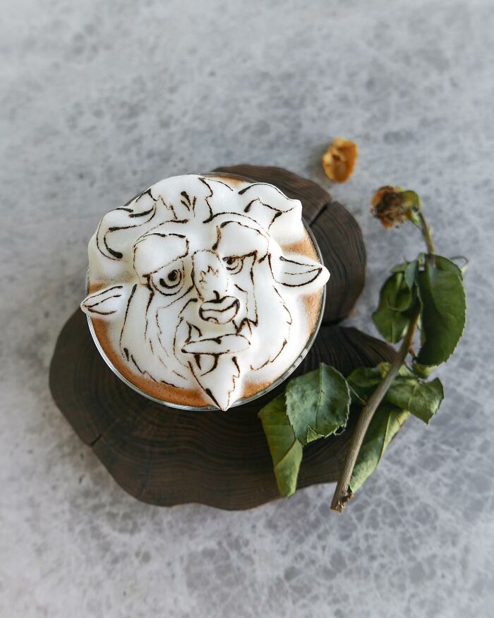 Coffee Foam Creations By Daphne Tan